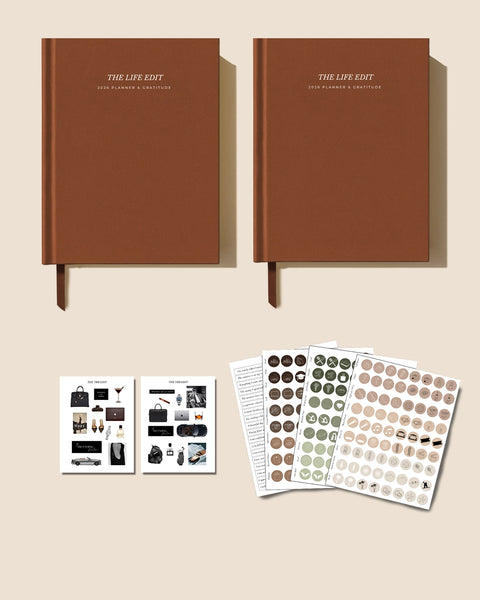 The Life Edit Minimalist Set [Undated Weekly Planning, Goal Setting, & Gratitude]