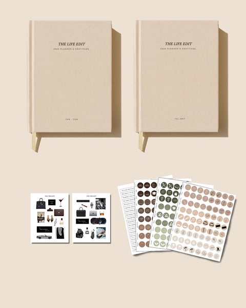 The Life Edit Deluxe Set [2026 Daily/ Weekly/ Monthly Planning, Goal Setting, Gratitude, & Journaling]