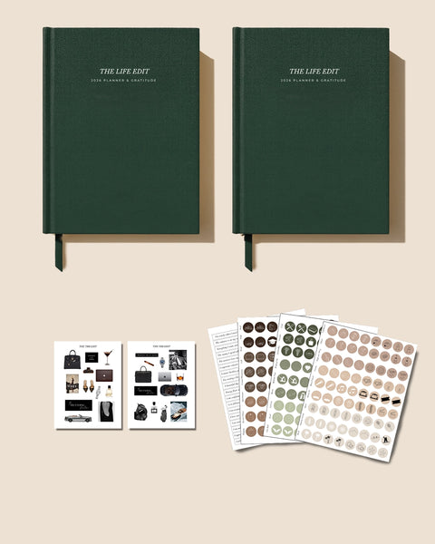 The Life Edit Minimalist Set [Undated Weekly Planning, Goal Setting, & Gratitude]