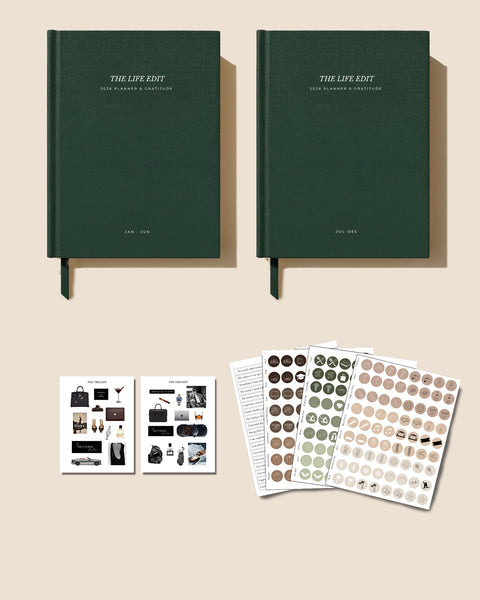 The Life Edit Deluxe Set [2026 Daily/ Weekly/ Monthly Planning, Goal Setting, Gratitude, & Journaling]
